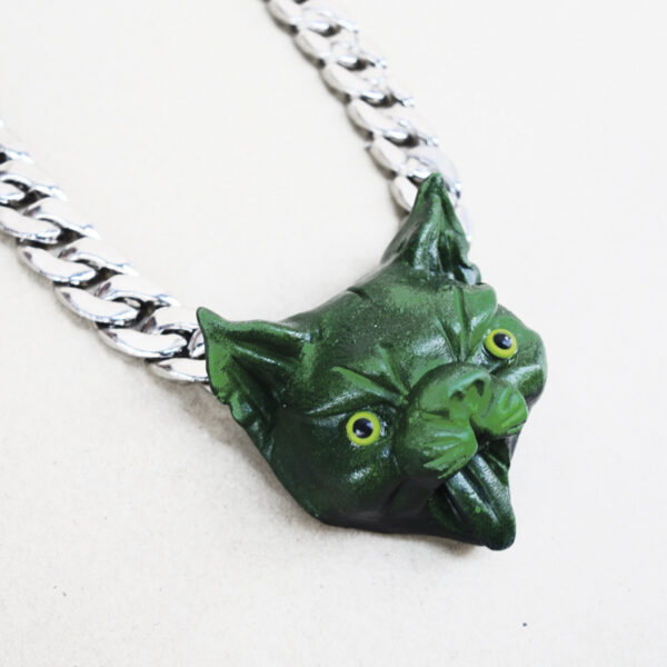Crazy Cat Collection - Silver Green