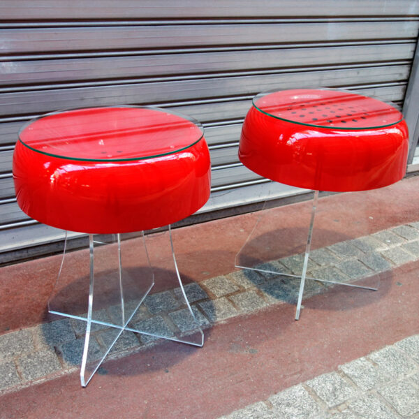 N° 1321 - Red Circle Coffee Table - Image 2