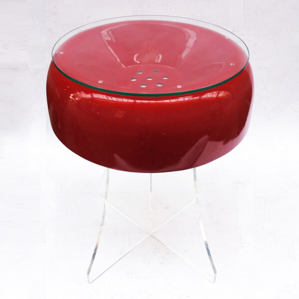 N° 1321 - Red Circle Coffee Table - Image 3